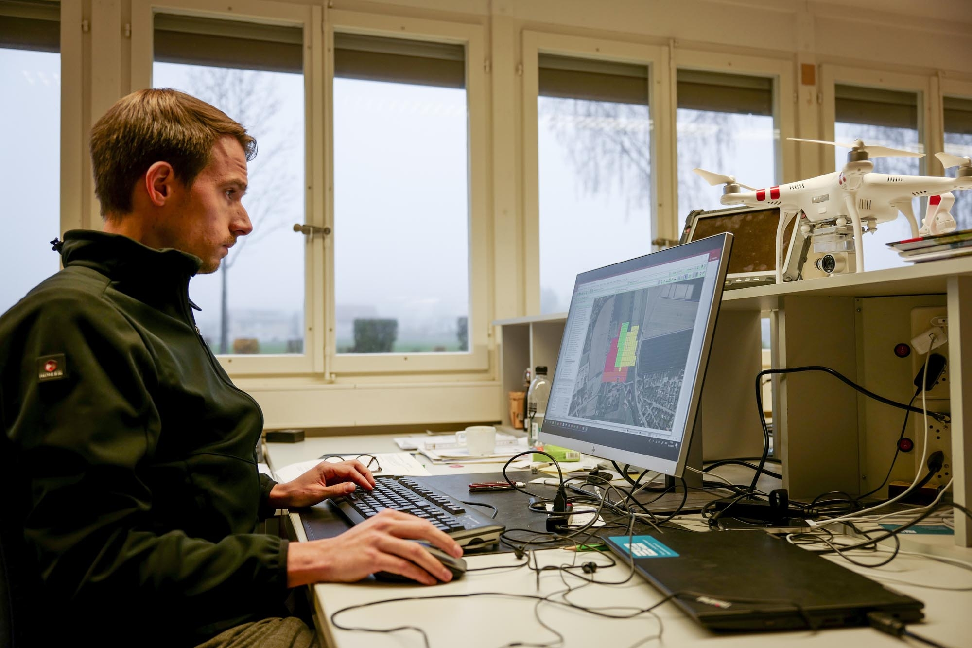 Cada orden de trabajo es registrada por primera vez por Florian Abt en el Sistema de información de gestión agrícola.